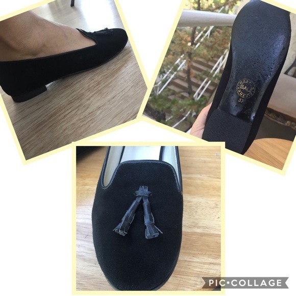 Woman's Suede Black‎ Loafer - Picture 4 of 4